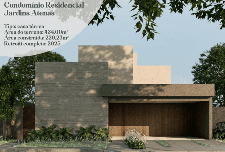 🏡 Casa Térrea com 4 Suítes no Jardins Atenas | 220m² | Piscina