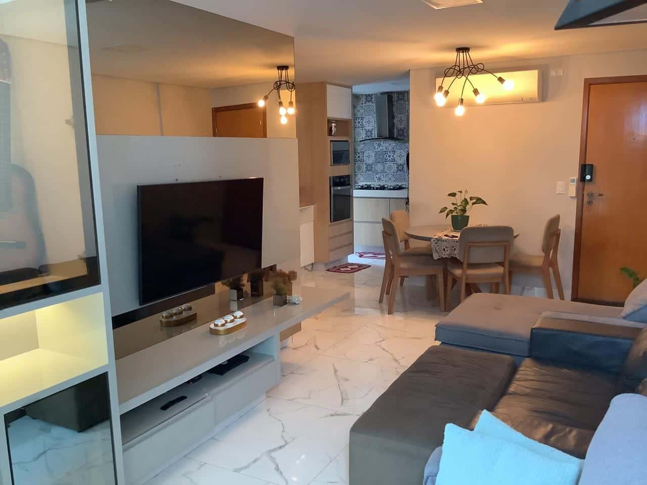 Apartamento 3 quartos - Ao lado da Praça das Artes - Jardim Goiás - Andar alto.