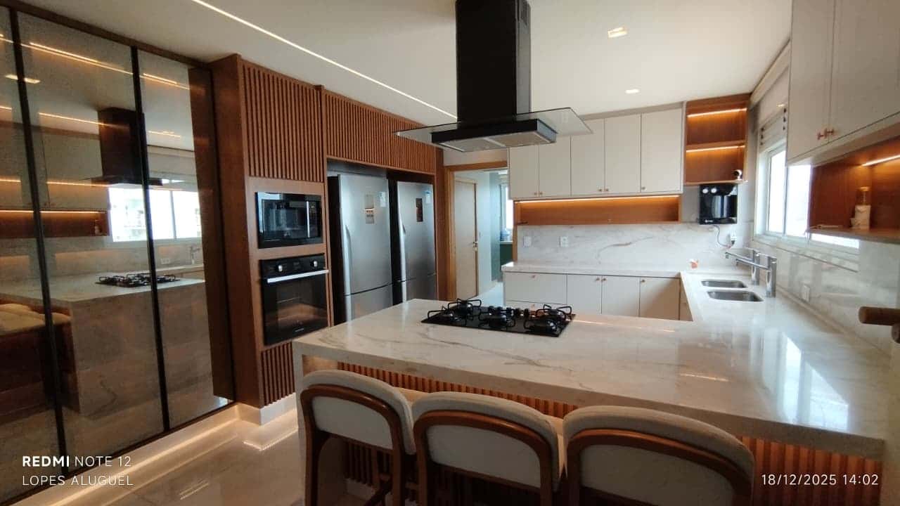 Apartamento alto padrão, mobiliado, no Giardino Marista, com 3 dormitórios para alugar, 299 m² - Setor Marista - Goiânia/GO