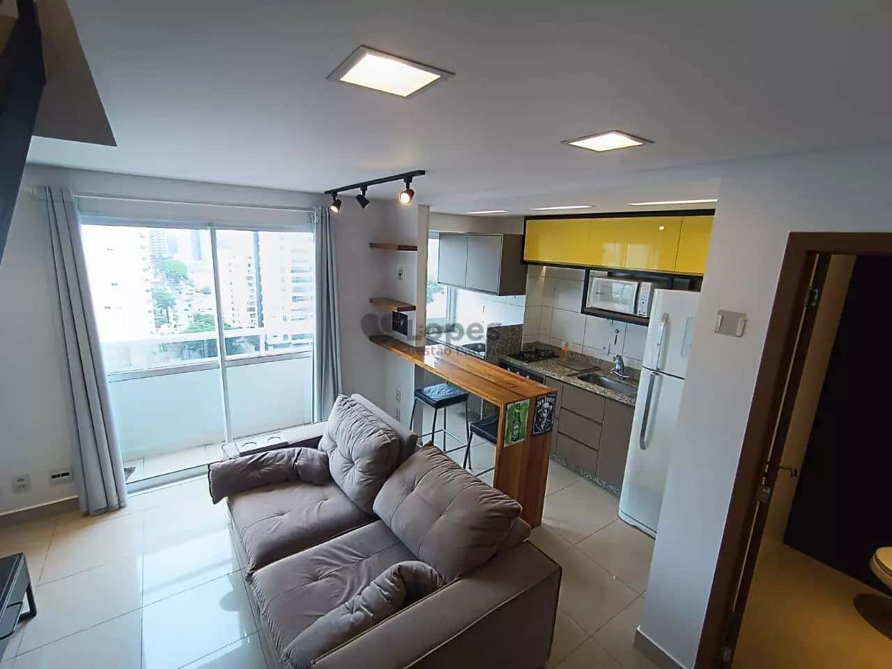 Duplex mobiliado, no The Expression, com 1 dormitório para alugar, 52 m² - The Expression - Setor Bueno - Goiânia/GO