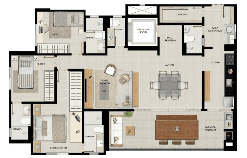 APARTAMENTO SUPREME RESIDENCE