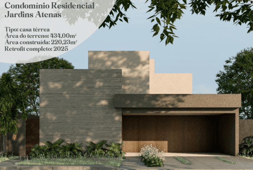 🏡 Casa Térrea com 4 Suítes no Jardins Atenas | 220m² | Piscina