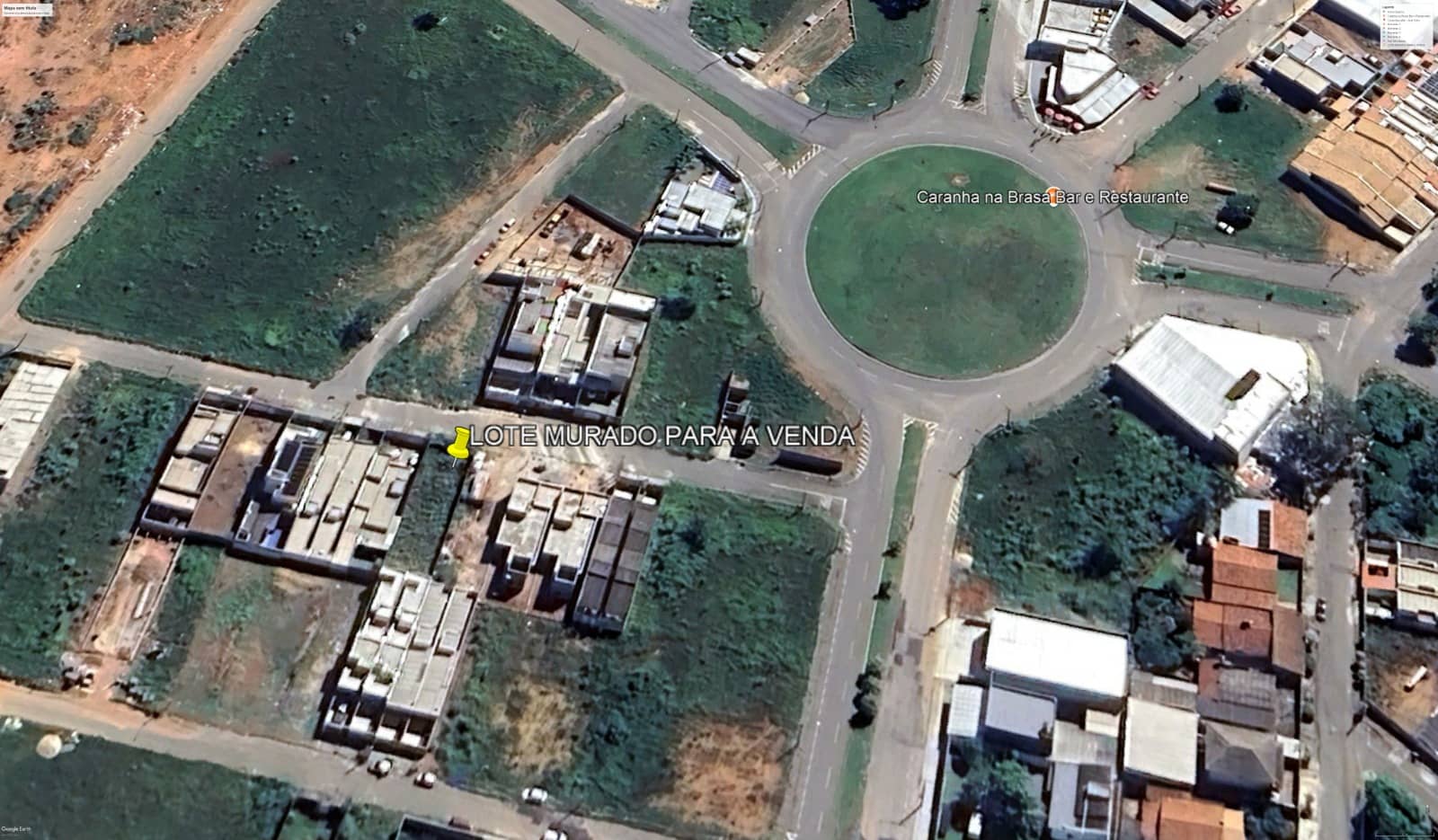 Lote plano, Setor Três Marias, atrás do Atacadão Costa (Anel Viário).