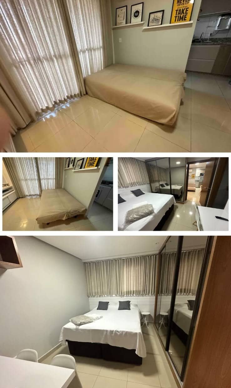 Apartamento mobiliado 1 quarto no The Expression – Setor Bueno | 45m²