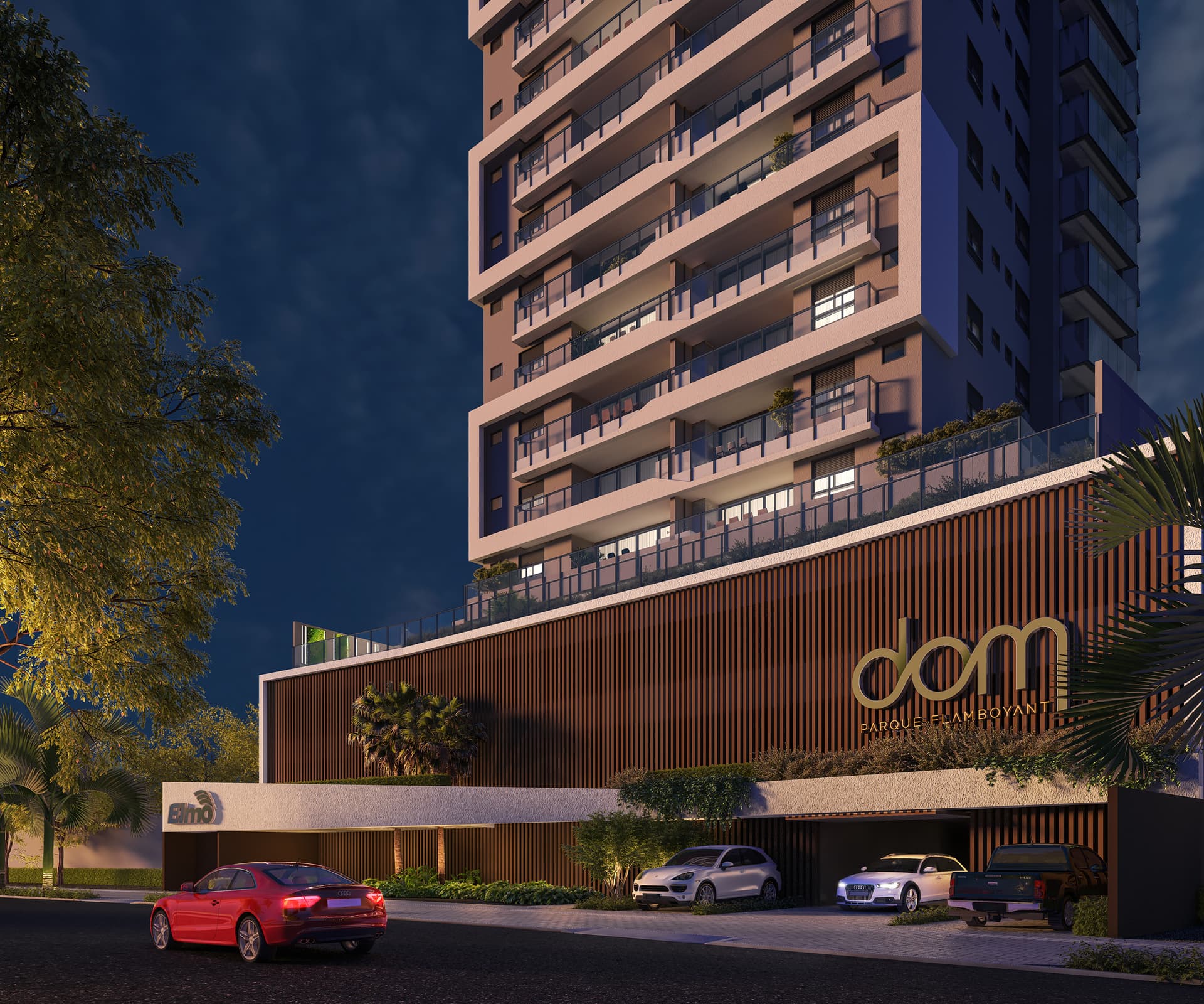 DOM PARQUE FLAMBOYANT | 36º ANDAR | VISTA DEFINITIVA PARA O LAGO