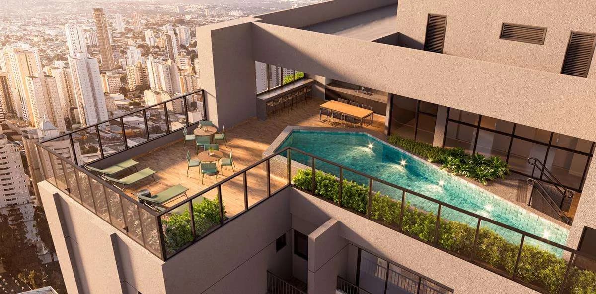 Orygin Bueno 2Q sendo 1S 68,42m² andar alto