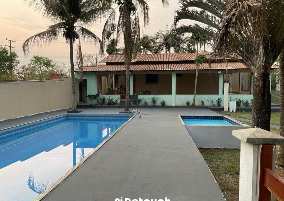 Chácara à Venda no Jardim dos Ipês,  1.000m² Piscinas, Mobiliada, Aparecida de Goiânia