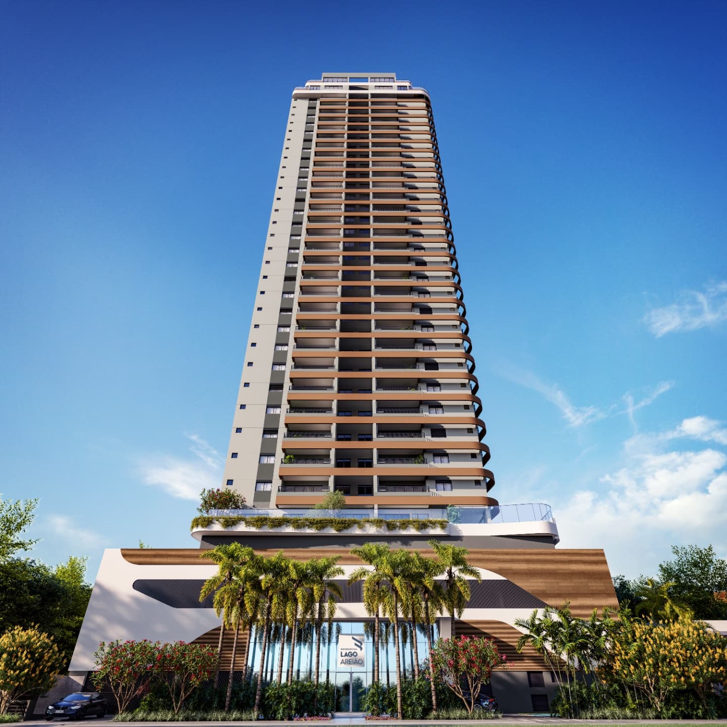 Apartamento com Vista para o Parque Areião, 2 Quartos uma suite 75m² Andar Alto, Novo Goiania Goias