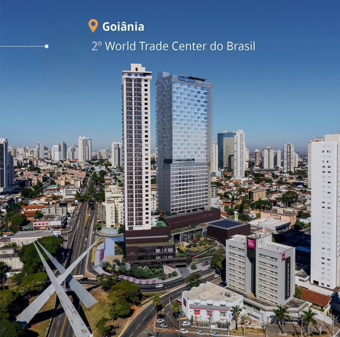 📍 Salas comerciais à Venda WTC Goiânia/GO.