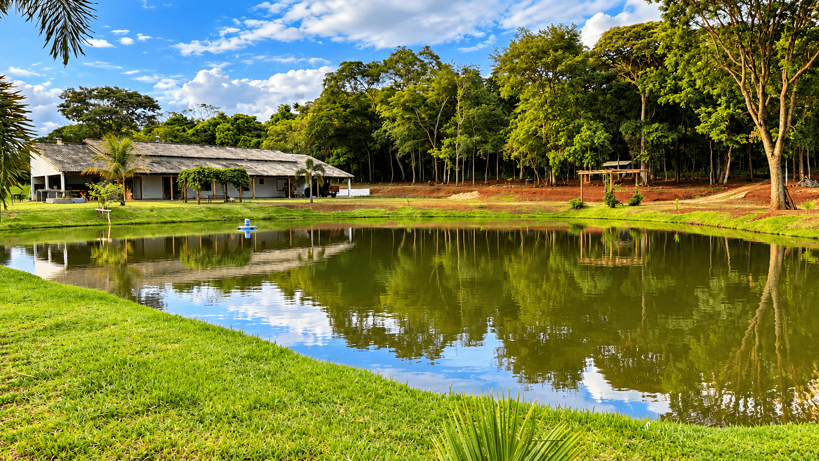 Chácara Alto Padrão em Trindade 48.000m² casa com 400m² Construídos Porteira Fechada