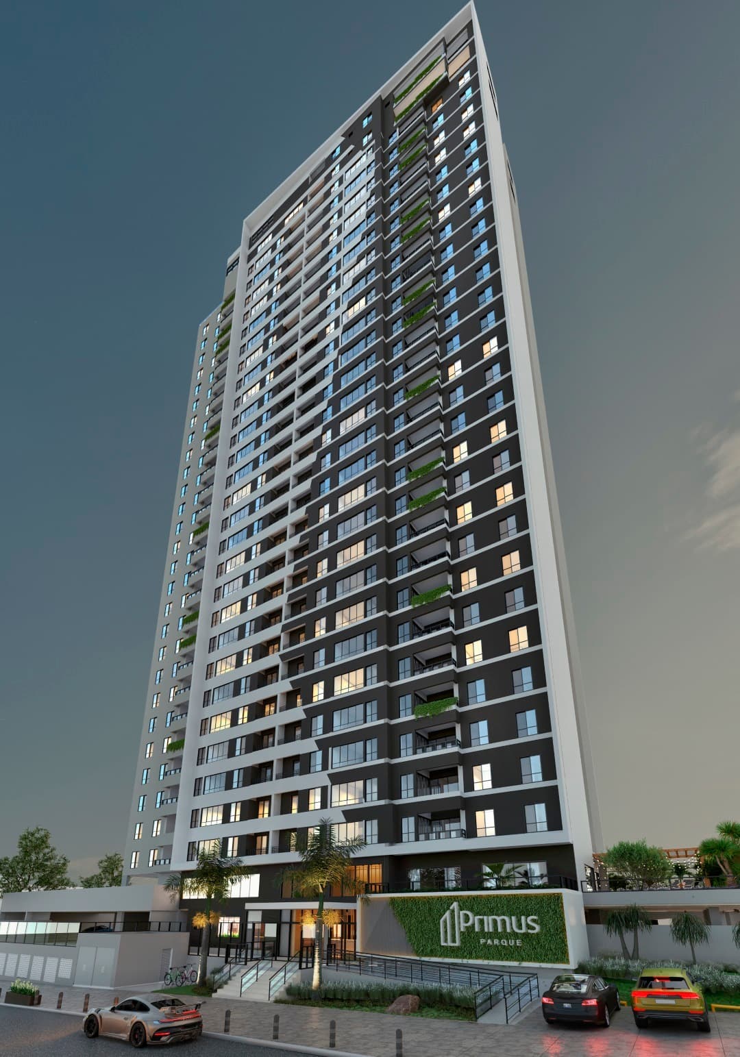 Ágio Primus Parque - 2 Quartos S/1 Suíte 65m² - Nascente - Andar Alto