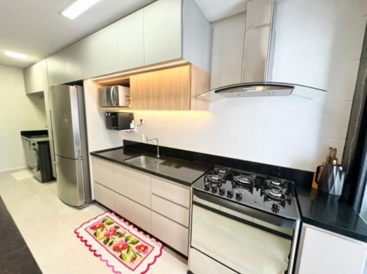 Opus Gyro Vaca Brava 3 suítes plenas 106m² 100% mobiliado