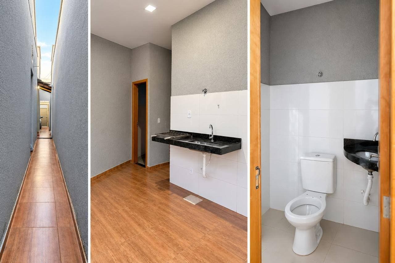 Casa 3 Quartos à Venda no Setor Santos Dumont, Goiânia | Próxima à Avenida Anhanguera
