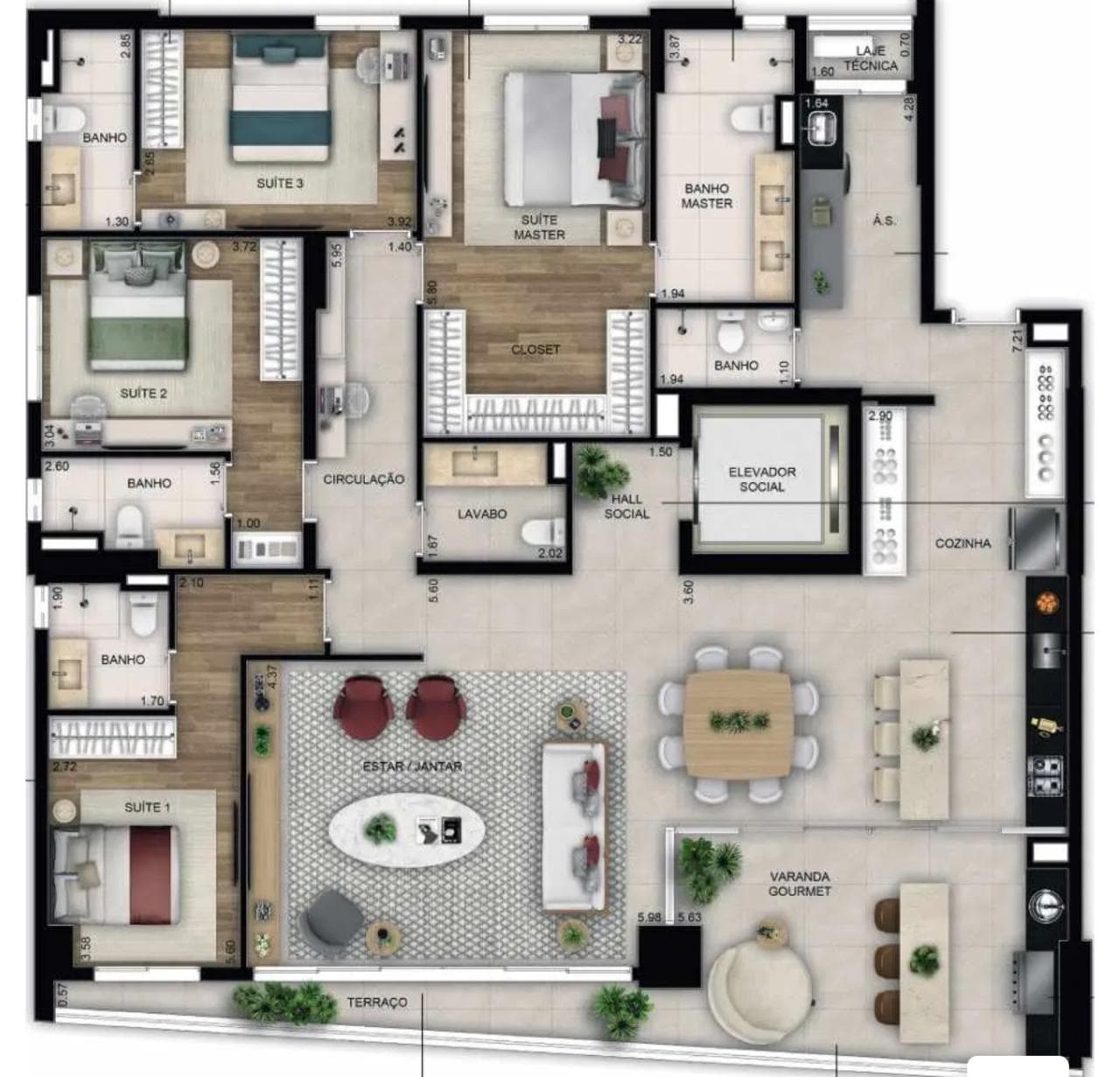 APARTAMENTO ARQ OPUS