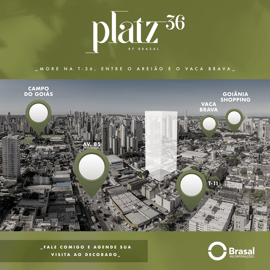 Apartamento de Alto Padrão – Platz 36 by Brasal | 171 m² | 22º Andar