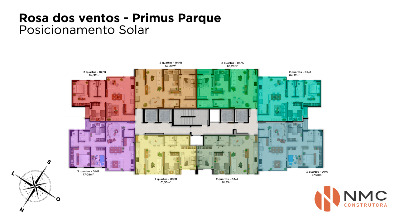 Apartamento 3Q - Primus Parque - Vila Rosa