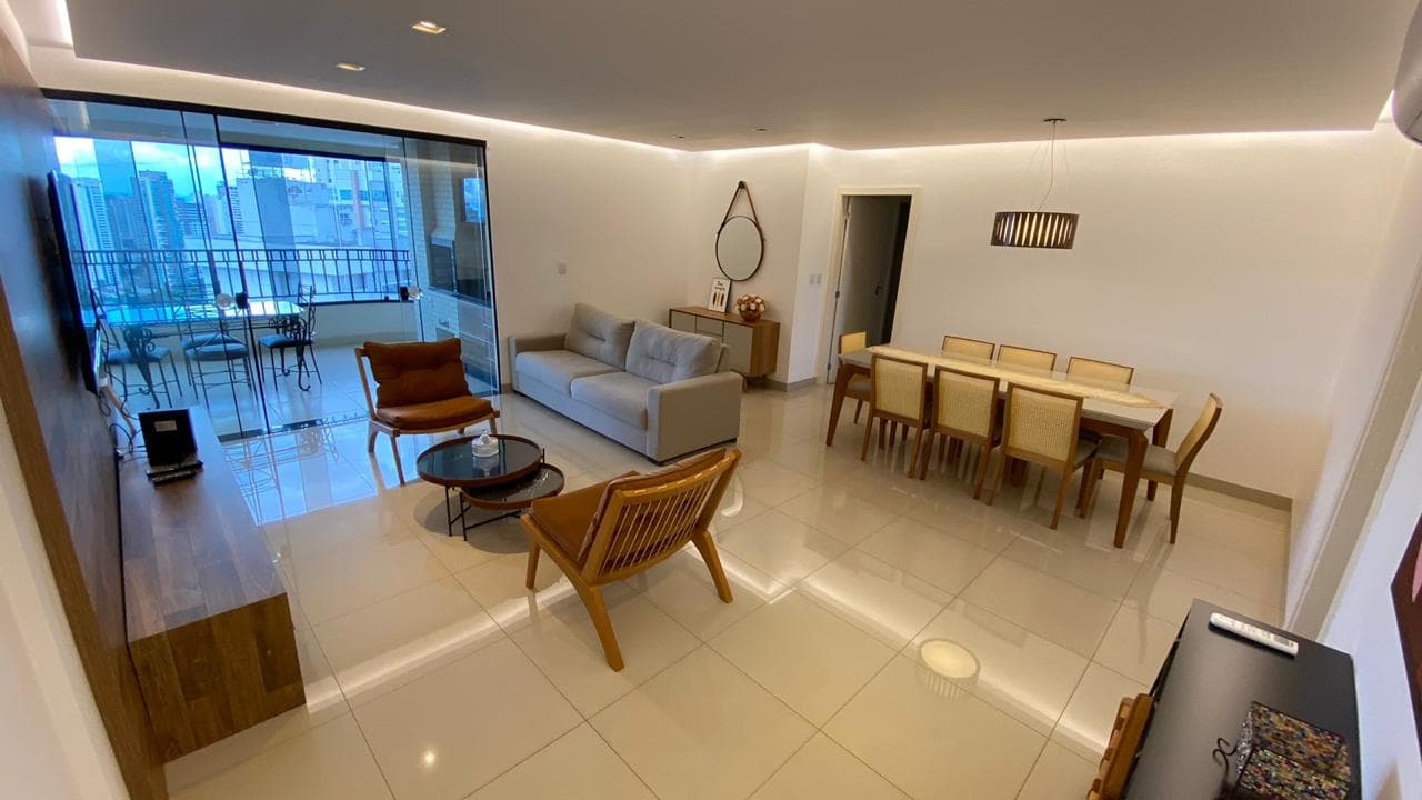 4/4, 4 suítes , Mobiliado, 162 m2, Ed Lourenzzo Park, Setor Bueno