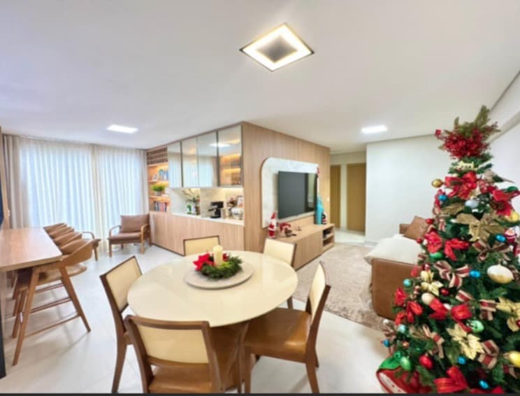 Opus Gyro Vaca Brava 3 suítes plenas 106m² 100% mobiliado