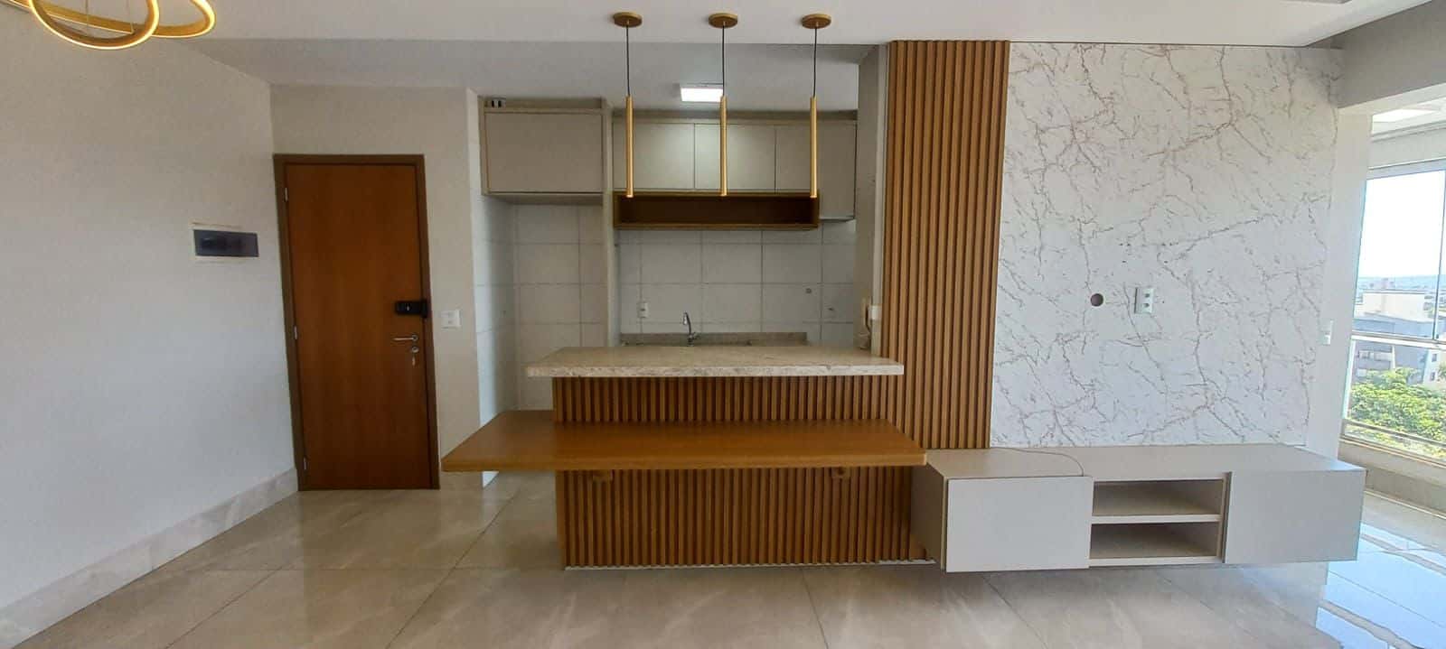 Apartamento no Parque Amazônia, Goiânia De 3 quartos sendo 1 suite ( 79.87m², ) 2 vagas de garagem