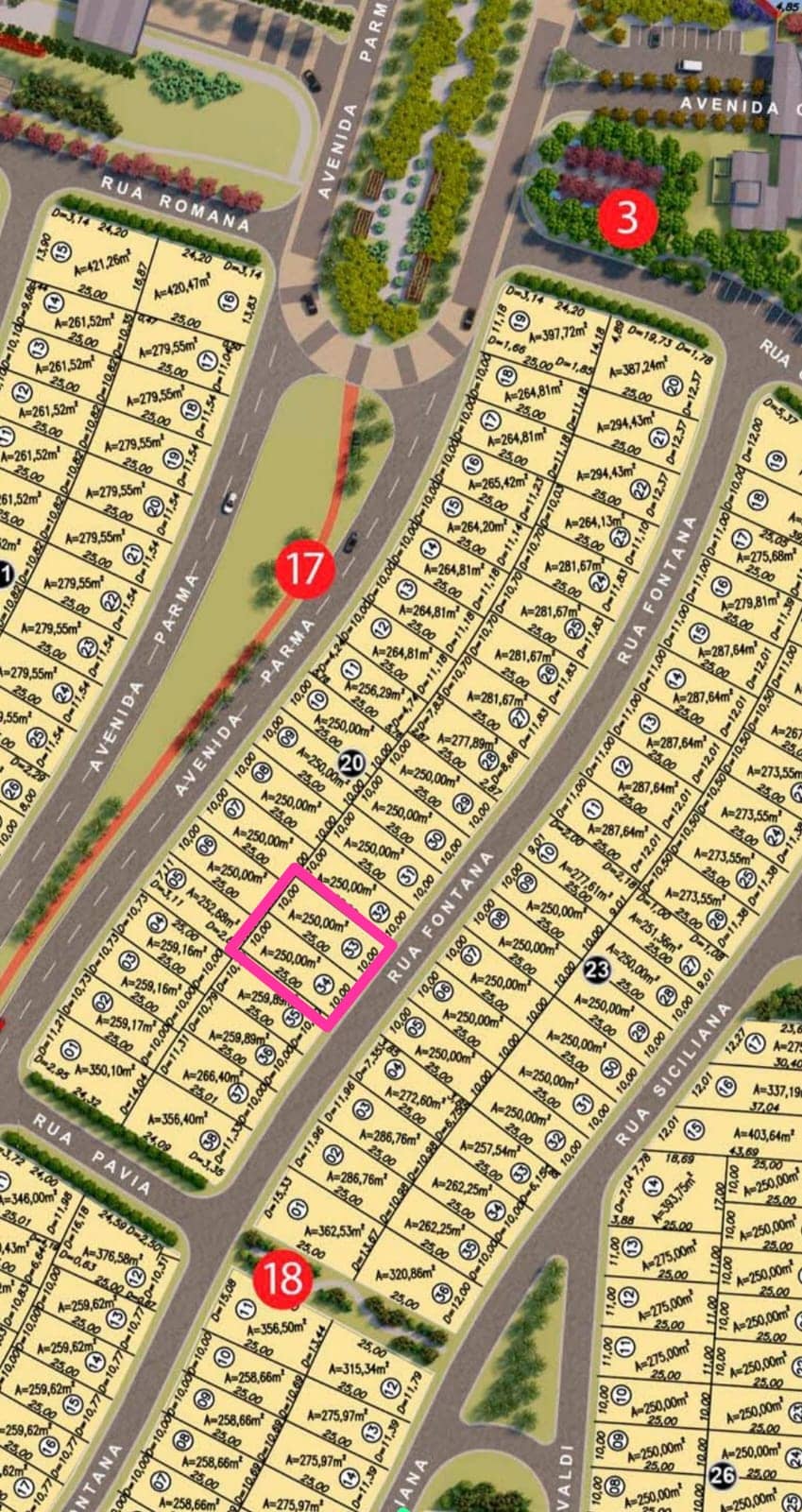 “Oportunidade única: 2 lotes de 250 m² juntos para seu projeto dos sonhos”