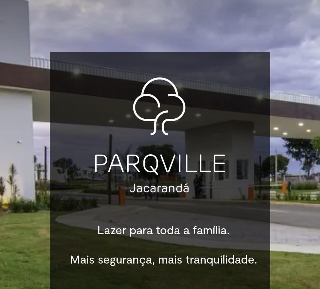 lote dentro do ParqVille Jacarandá.