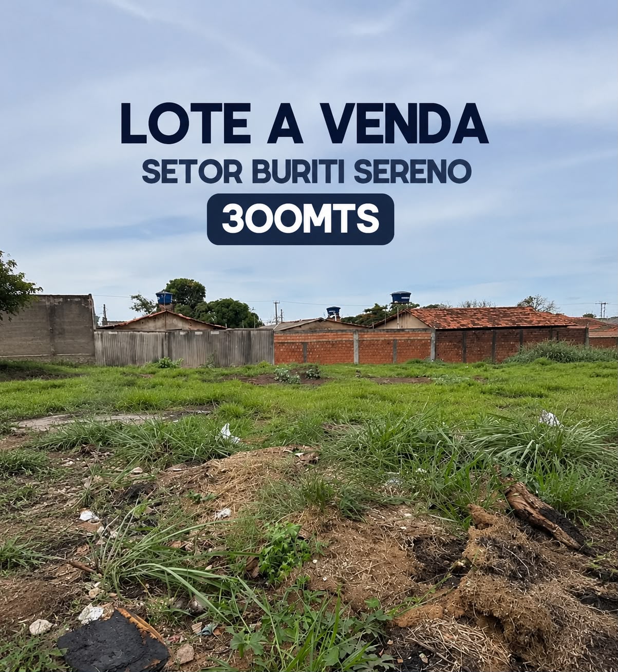 BURITI SERENO LOTE 300 m² À VENDA | – APARECIDA DE GOIÂNIA