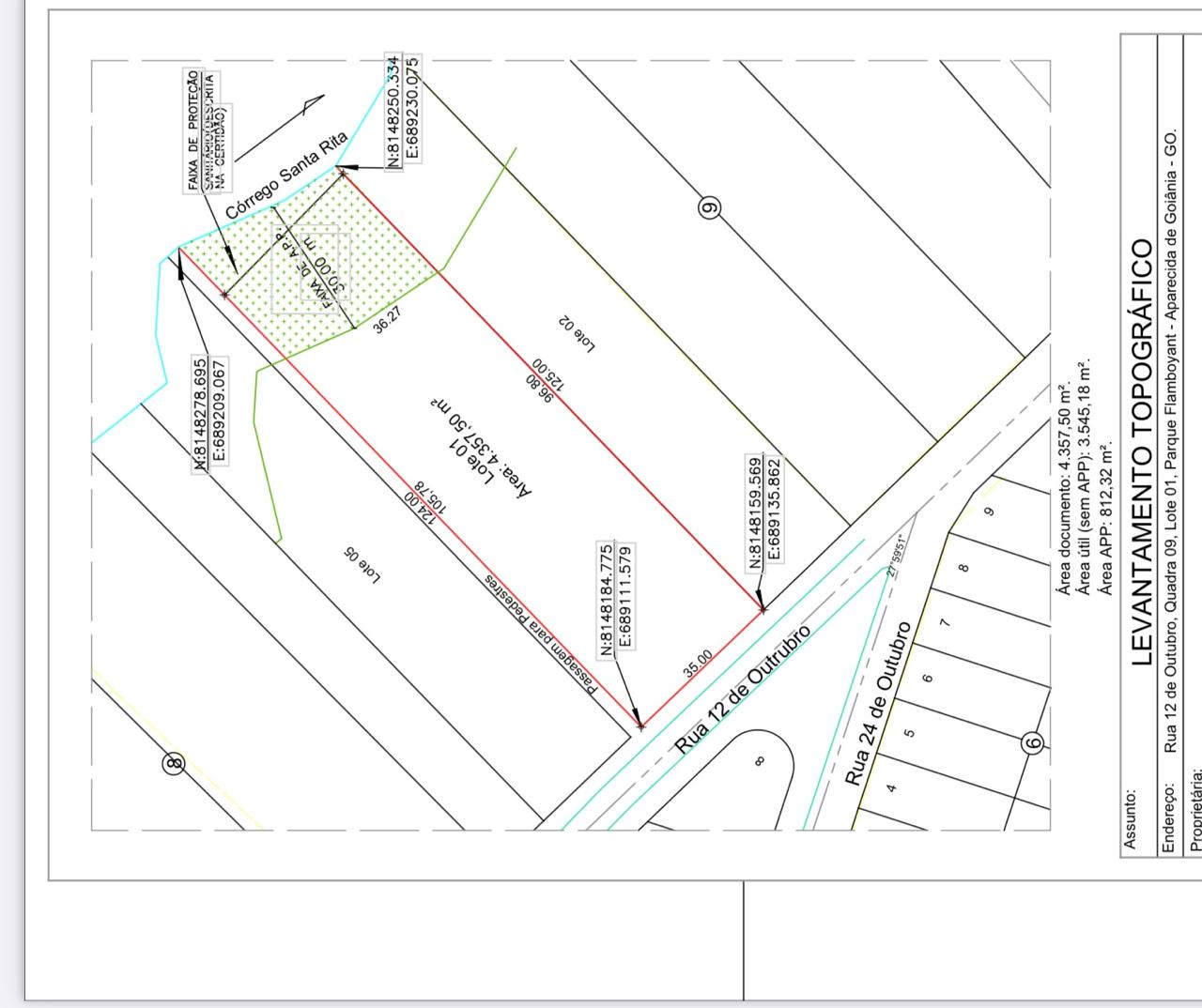 Área Residencial e Comercial (anexo uso do solo)- Parque Flanboyant