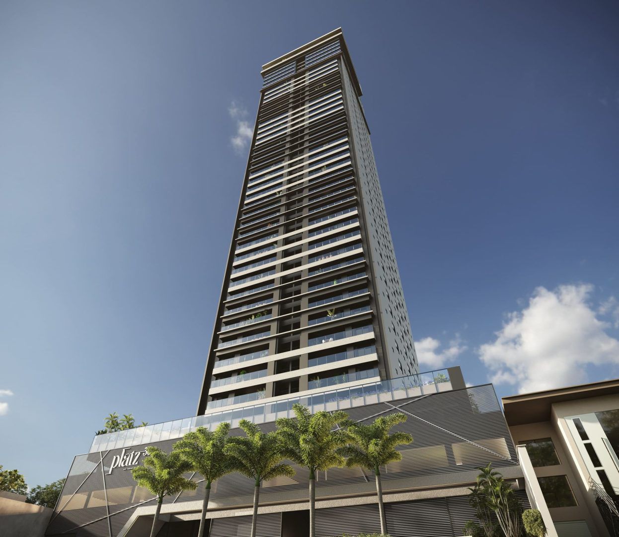 Platz 36 By Brasal , 172m² 3 Suítes, com churrasqueira carvão, Andar Alto Nascente | R$ 1,719 Mi