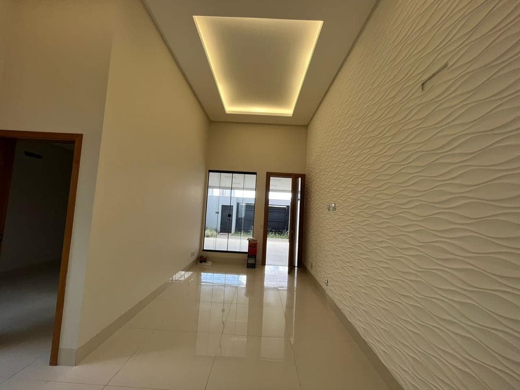 Casa de alto padrão com 3 suítes, lazer com churrasqueira e 4 vagas no Jardim Atlântico - Lote 17