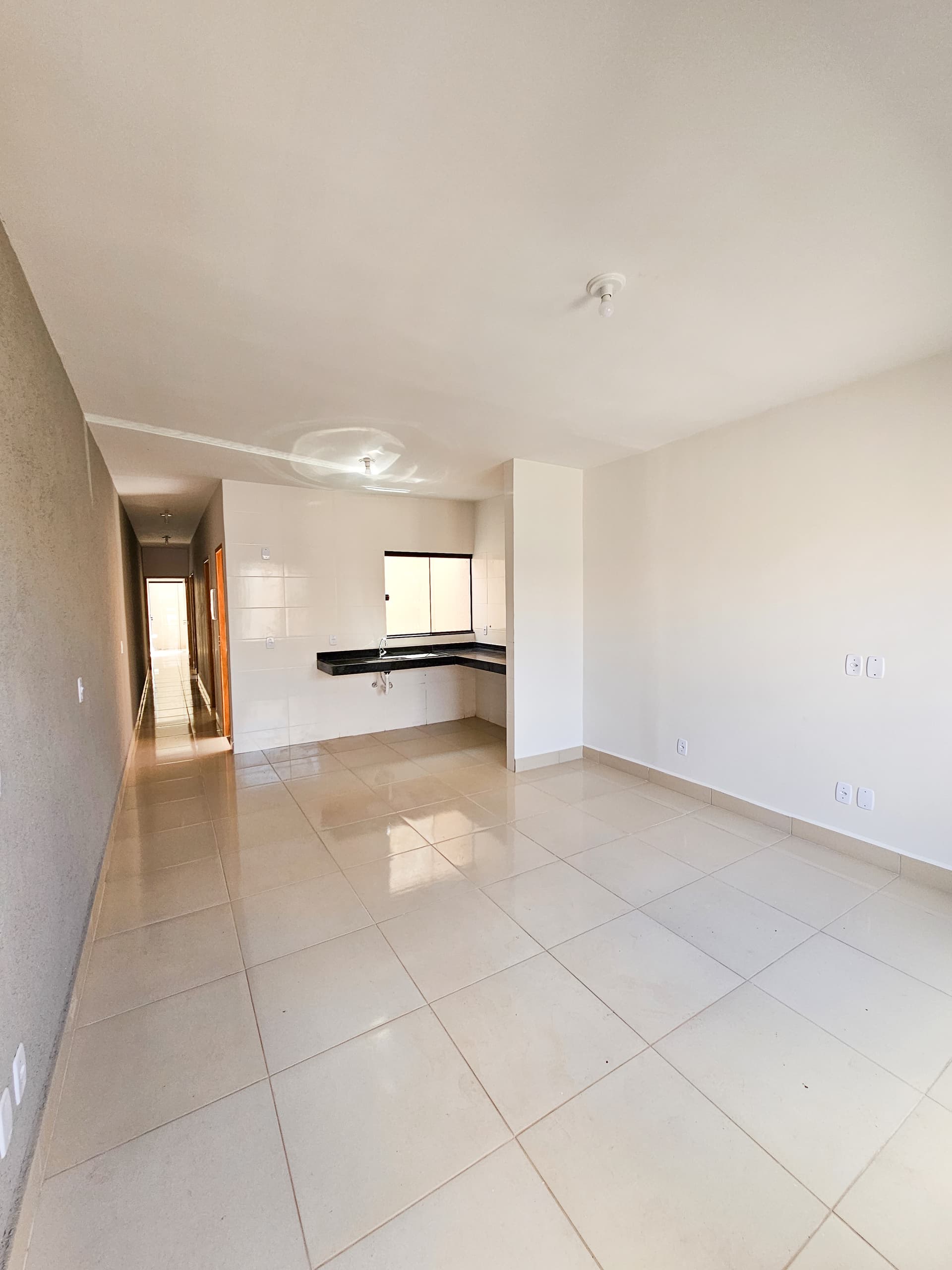 Casa Nova 72 m² 3 Quartos com Suíte no Residencial Joao Braz Goiânia - Goias