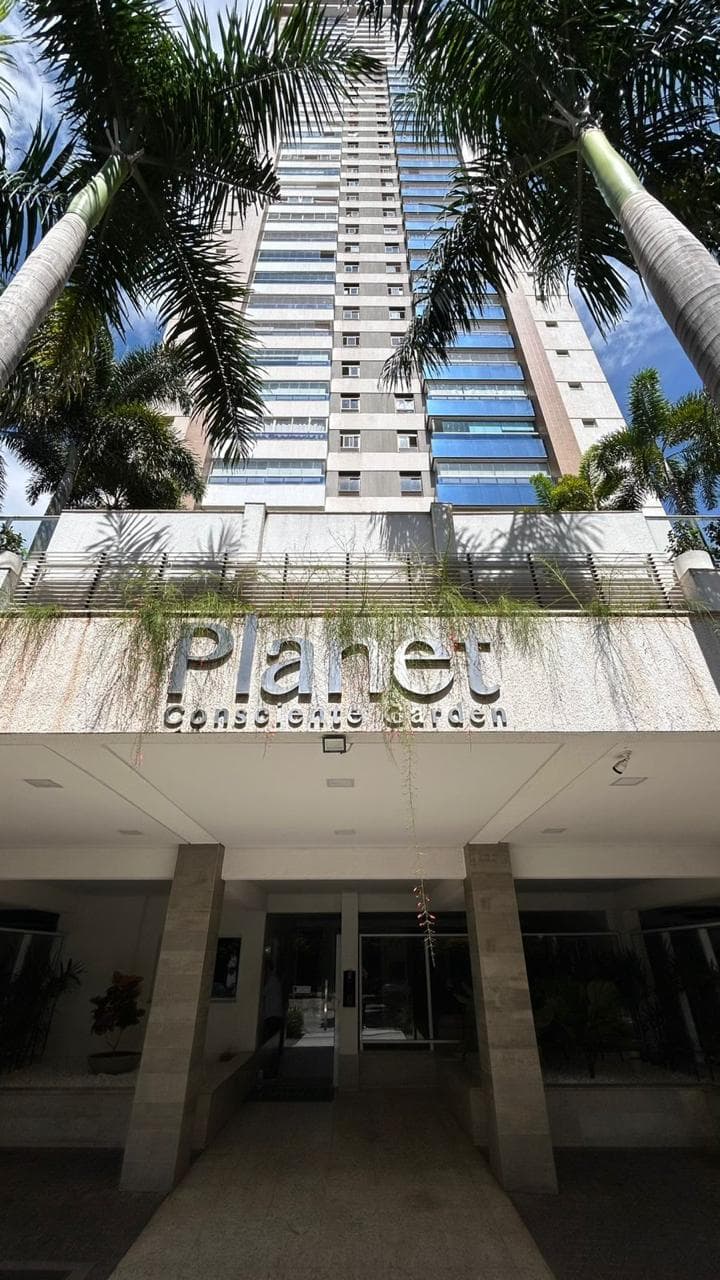 Apartamento 3 Suítes climatizadas com Churrasqueira e 2 Vagas Individuais, 122m²Alto Padrão Goiânia