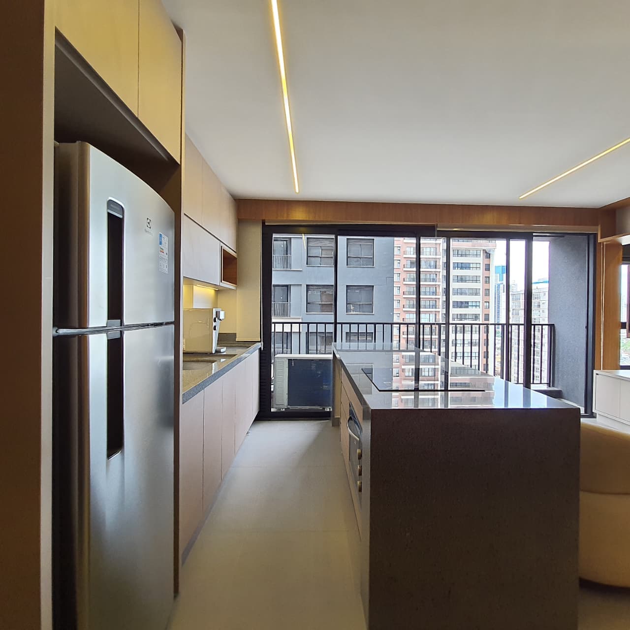 Apartamento 1/4 com Living Integrado no Setor Oeste - 42m² - LUX Oeste