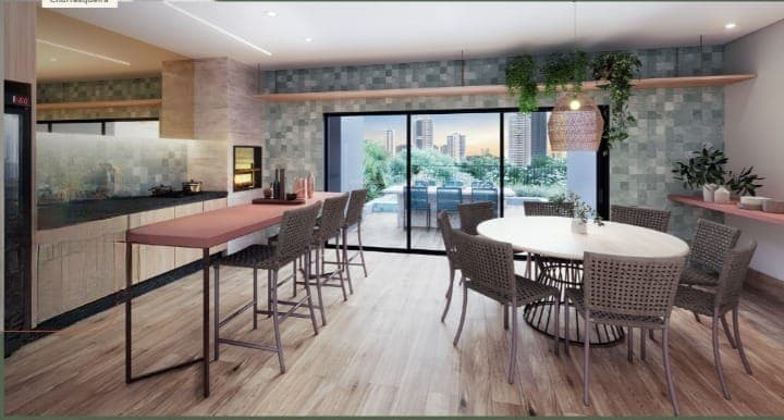 Apartamento Novo no Parque Amazônia 3 Quartos 2 Suítes Americanas 77 m² Andar Alto