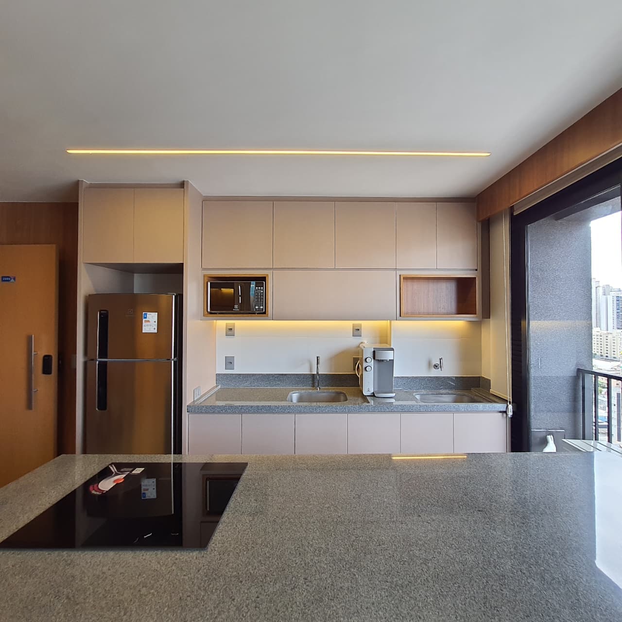 Apartamento 1/4 com Living Integrado no Setor Oeste - 42m² - LUX Oeste