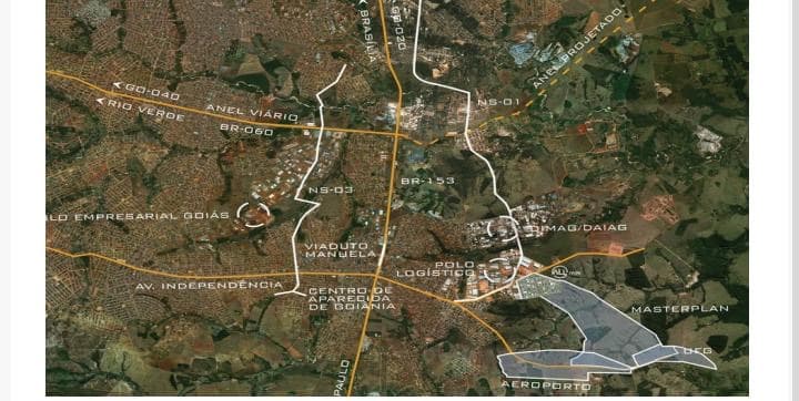 Área Comercial com 4.000 m2 no Jardim Eldorado - Aparecida de Goiânia