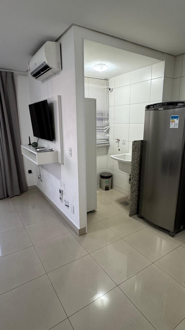 Flat Mobiliado à Venda 36m², Excelente com armarios, andar alto, Oportunidade para Morar ou Investir