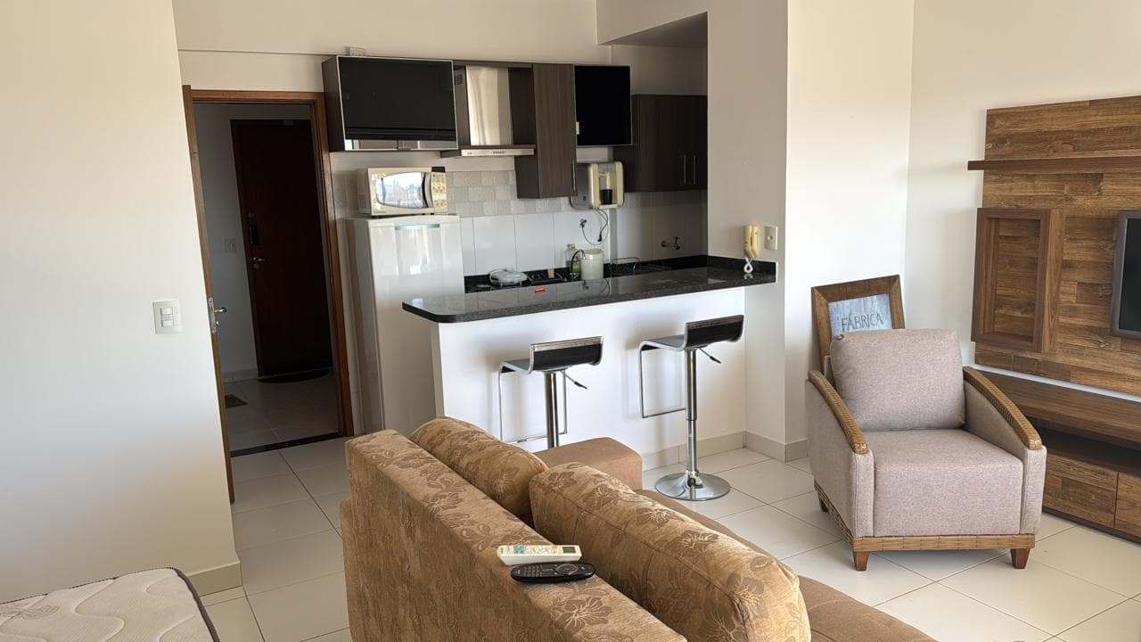 Flat 41m² Mobiliado no Alto do Bueno Ap 1 quarto | Excelente para Morar ou Investir