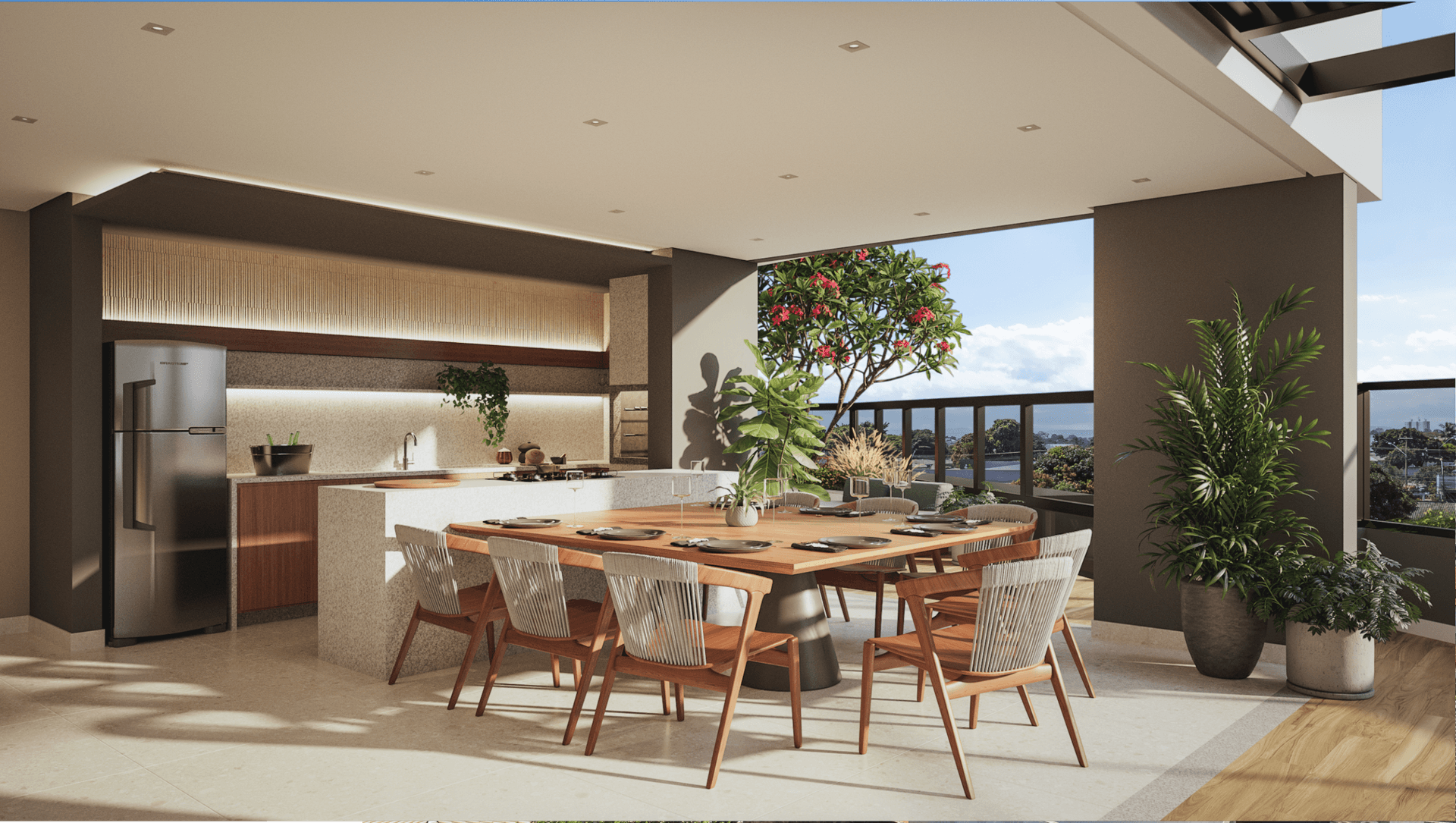 Apartamento alto padrão com rooftop incrível no Parque Amazônia