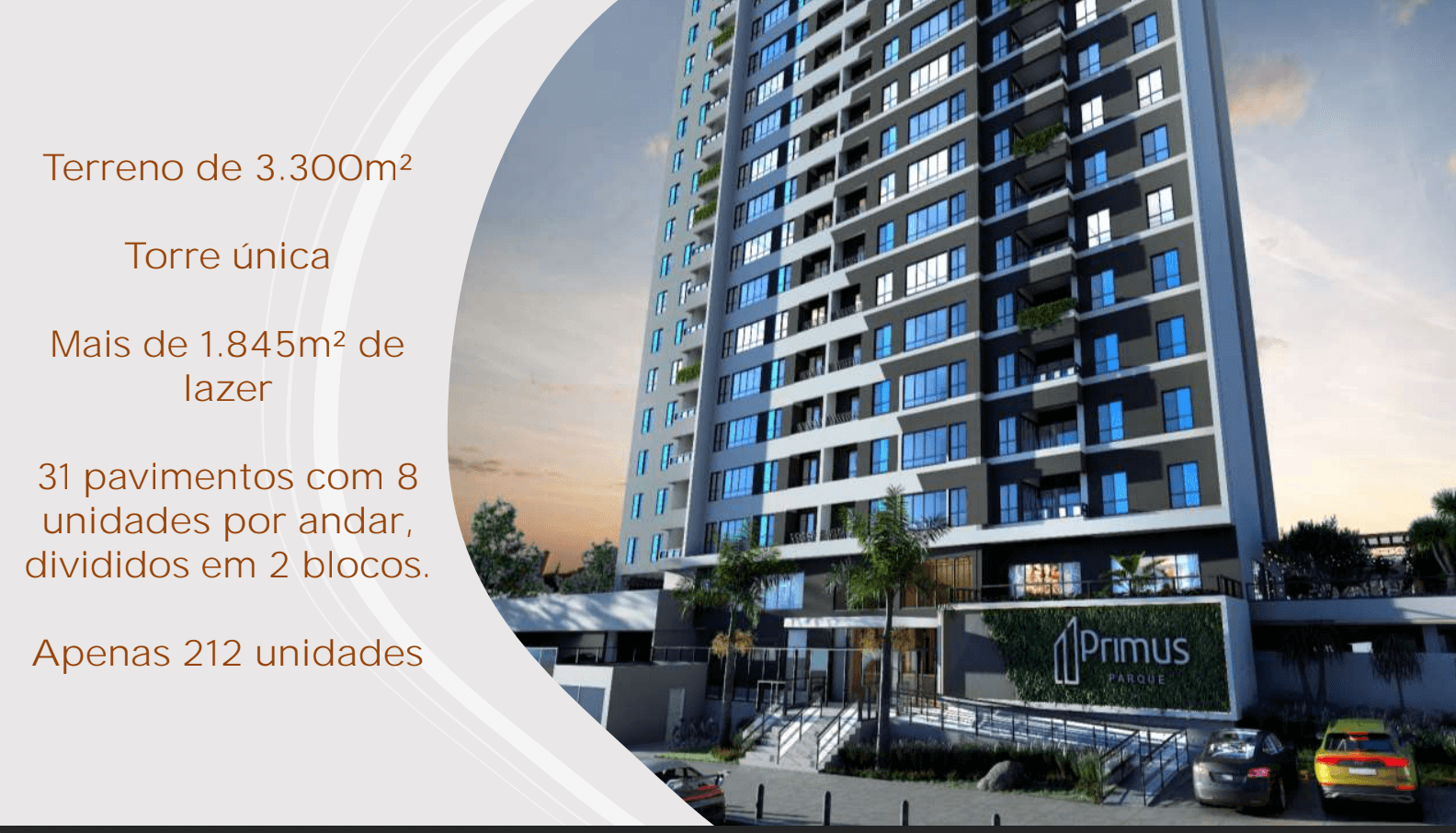 ÁGIO - PRIMUS PARQUE 2 QUARTOS | VILA ROSA | ANDAR ALTO