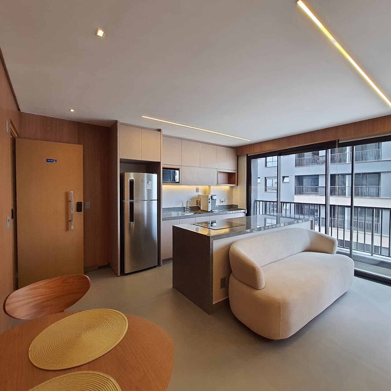 Apartamento 1/4 com Living Integrado no Setor Oeste - 42m² - LUX Oeste