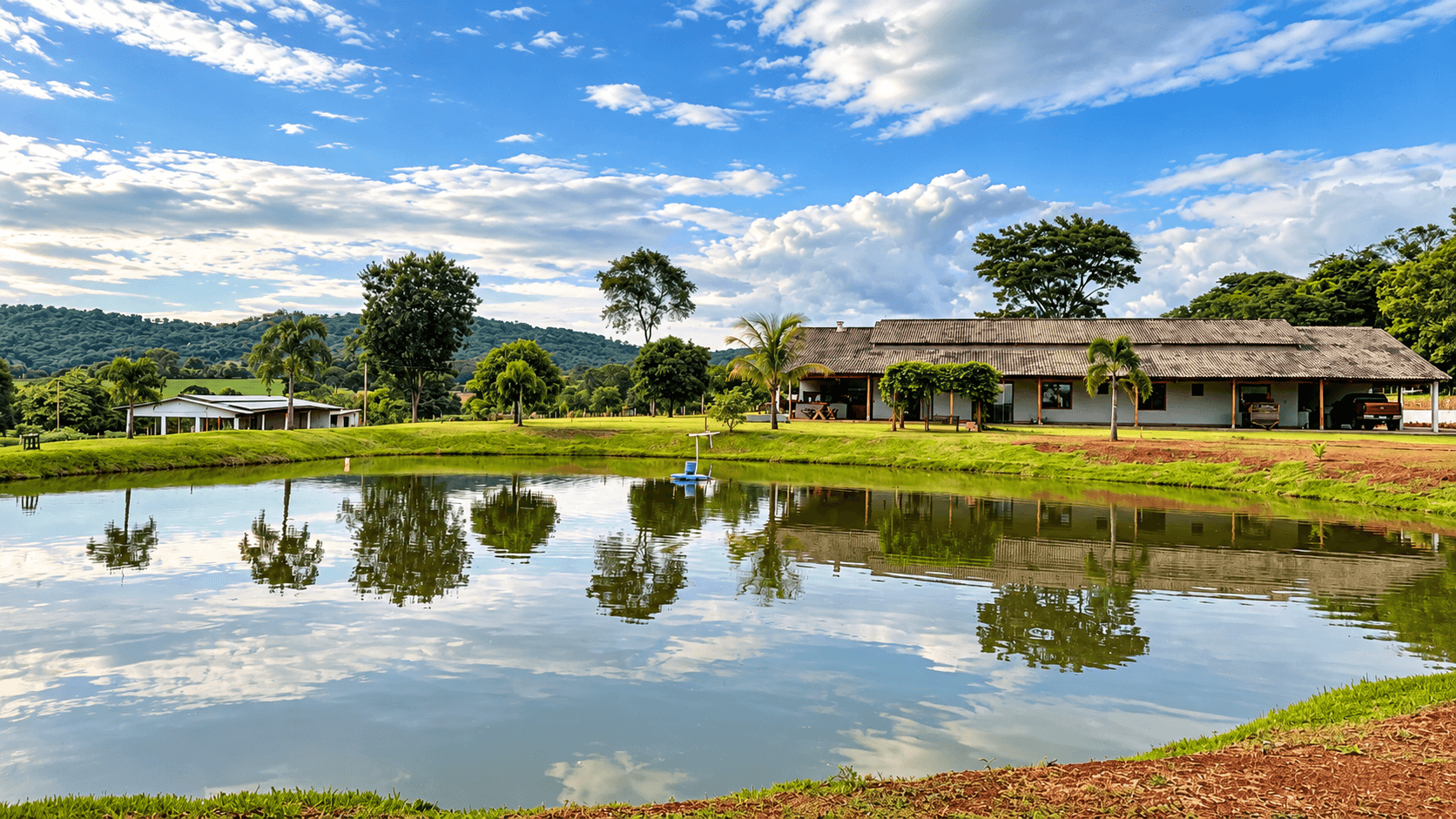 Chácara Alto Padrão em Trindade 48.000m² casa com 400m² Construídos Porteira Fechada