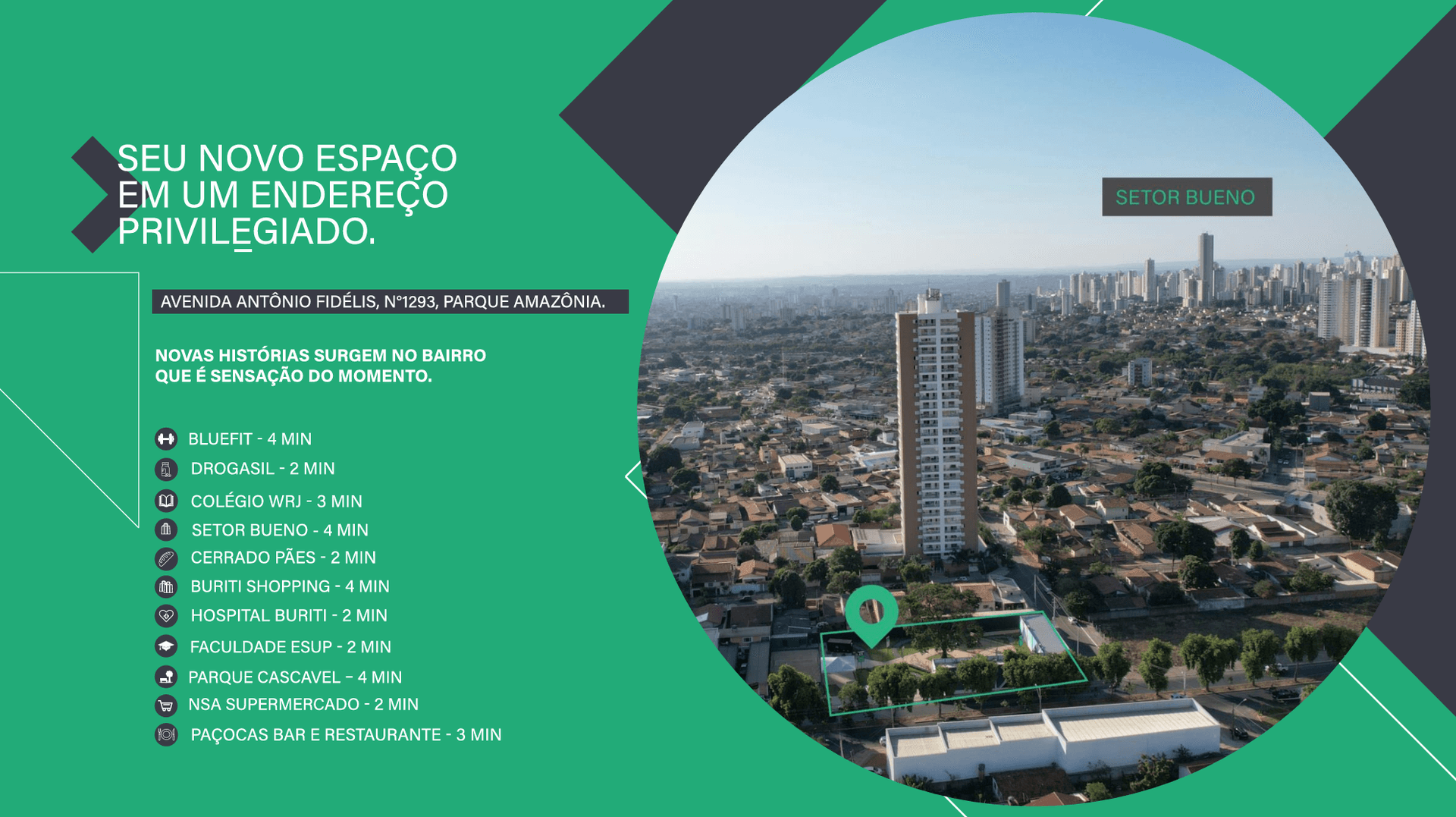Agio apartamento Play Residence – Vista para o Setor Bueno