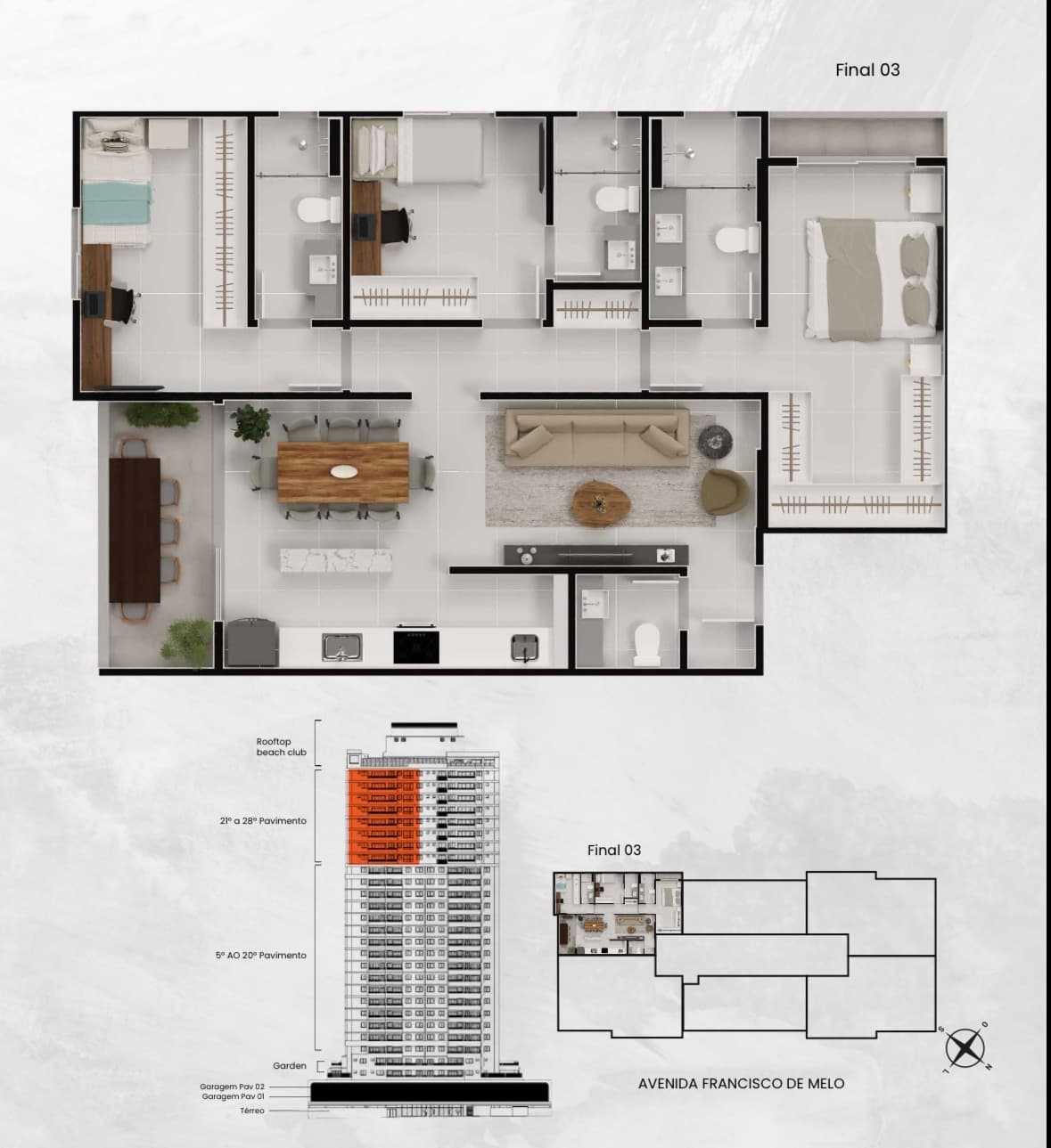 Vendo agio de apartamento 107m2