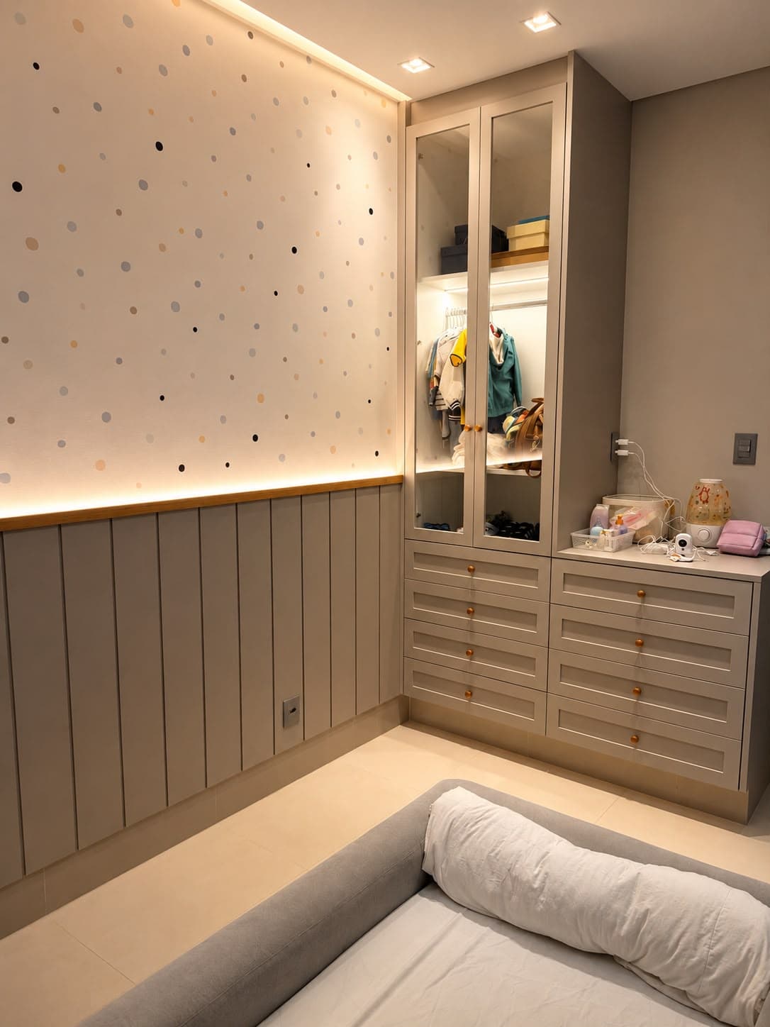 Apartamento decorado e mobiliado